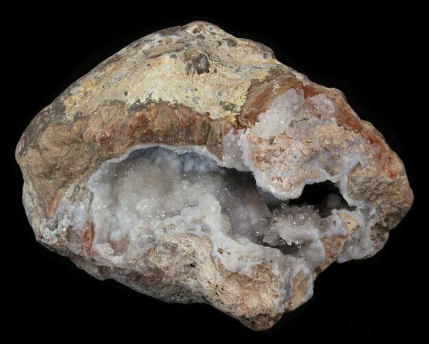 Crystal Filled Dugway Geode (Polished Half) #38859
